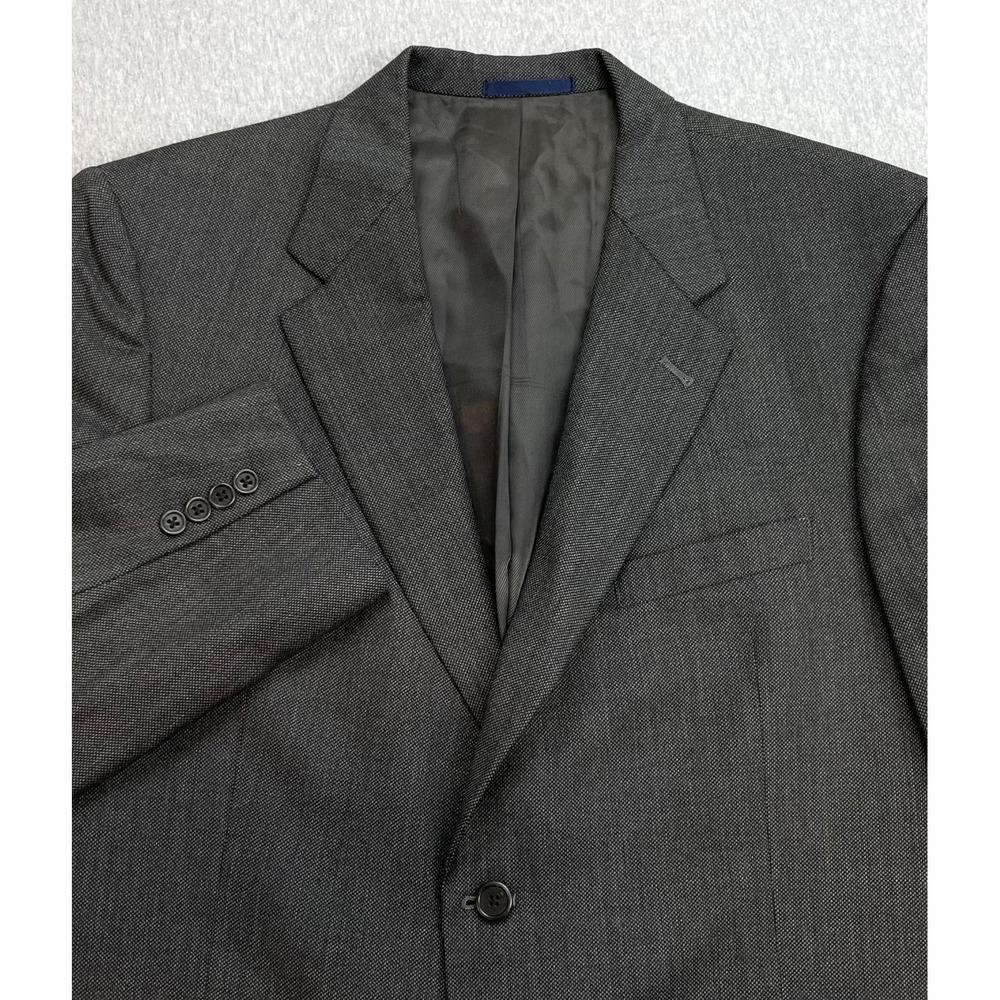 Daniel Cremieux Blazer Mens 44R Birds Eye 100% Loro Piana Wool 2-Button Lined
